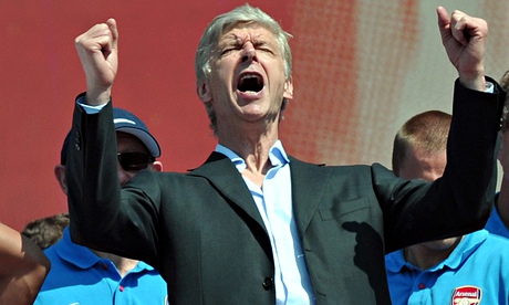 The Arsenal manager Arsène Wenger