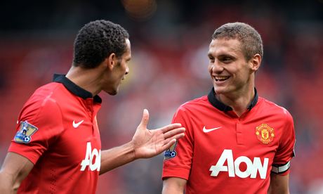 RIo Ferdinand Nemanja VIdic Manchester United