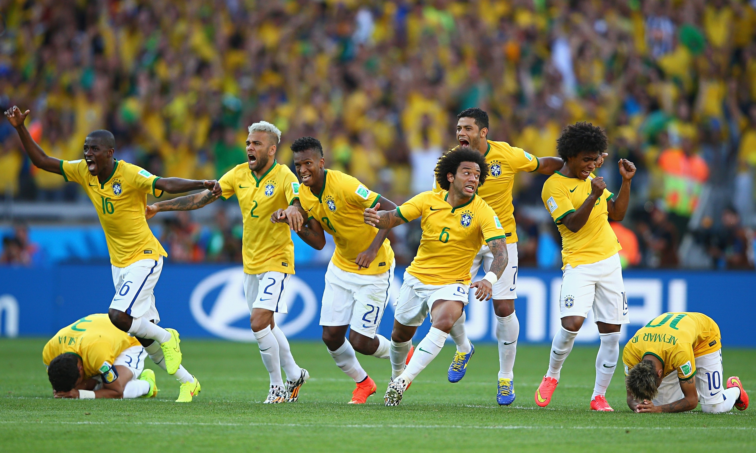 Brazil beat Chile on penalties to reach World Cup quarter-finals