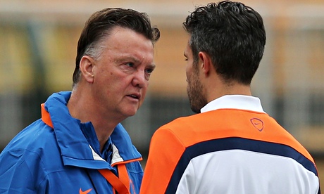 Louis van Gaal and Robin van Persie