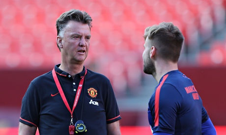 Louis van Gaal Luke Shaw Manchester United 