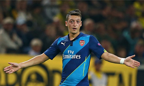 Mesut Ozil v Borussia Dortmund