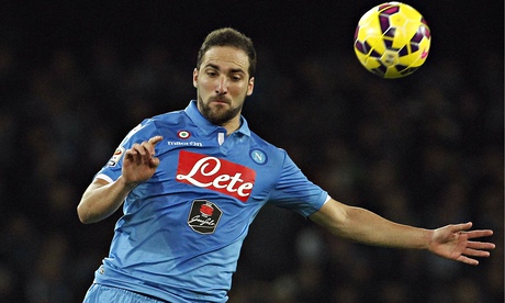 Napoli's Gonzalo Higuaín