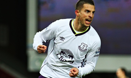 Kevin Mirallas looked back to his best in Everton's Cup defeat at West Ham and scored.