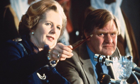 Margaret Thatcher with Bernard Ingham