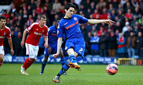 Rochdale’s Peter Vincenti penalty