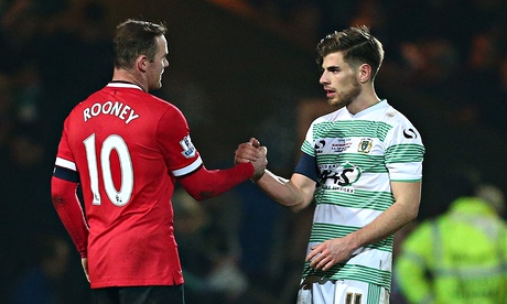 Joe Edwards Yeovil Wayne Rooney Manchester United