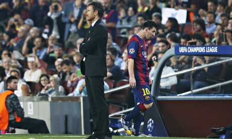 messi and luis enrique