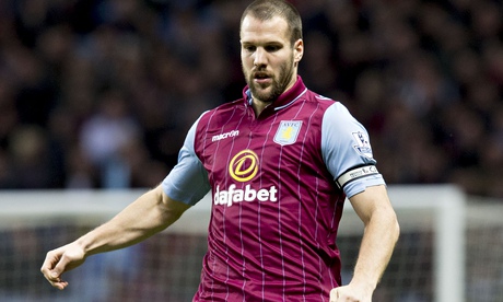 Ron Vlaar of Aston Villa