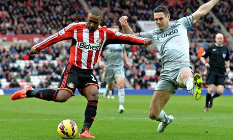 Jermain Defoe Sunderland Jason Shackell Burnley