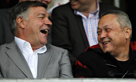 West Ham's Sam Allardyce and David Sullivan in happier times