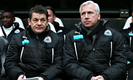 John Carver, left, and Alan Pardew 