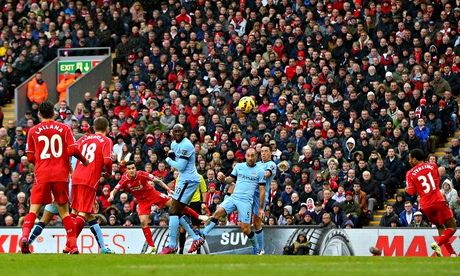 Philippe Coutinho scores against Manchester City