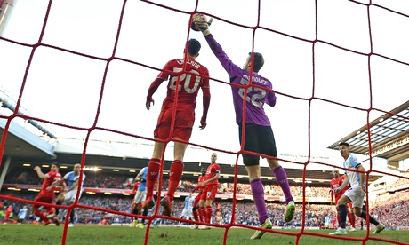 Simon Mignolet Adam Lallana Liverpool 