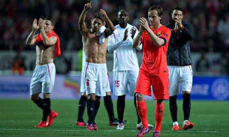Sevilla's players