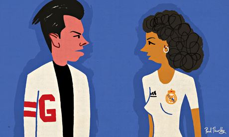 In movie terms Gareth Bale is Danny Zuko in a cardigan going straight to get the girl