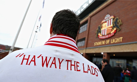Sunderland fans at the Stadium of Light