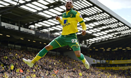 Norwich City's Nathan Redmond v Ipswich