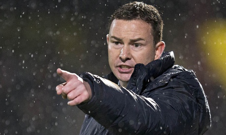 Derek Adams during his spell with Ross County