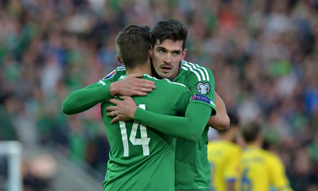 Stuart Dallas and Kyle Lafferty 