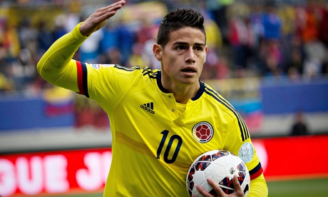 Colombia's James Rodríguez 