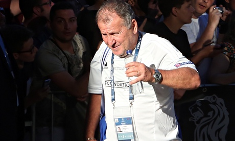 Brazilian football coach Zico