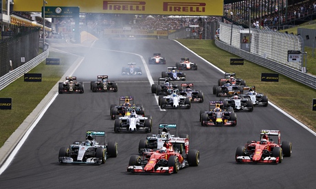 Mercedes' Lewis Hamilton and Nico Rosberg 