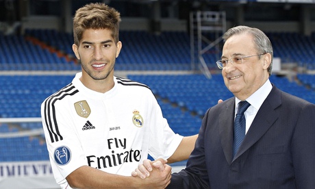 Lucas Silva and Florentino Perez 