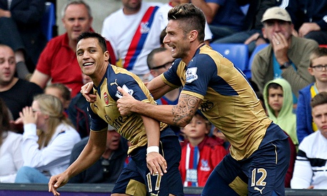 Crystal Palace vs Arsenal - Barclays Premier League, Britain - 16 Aug 2015
