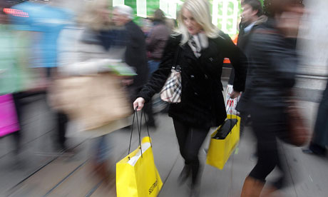Christmas shopping Oxford Street