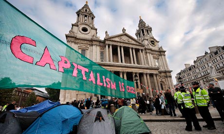 protest st pauls cathedral