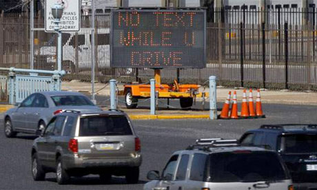 Texting while driving Road Rage