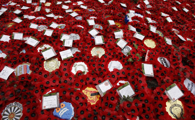 Gallery November 10 2008: London, UK: Wreaths at the Cenotaph in Whitehall