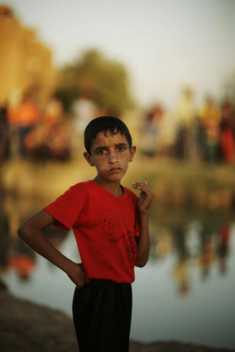 Gallery November 10 2008: Iskandariyah, Iraq: Ten-year-old Waleed Ghanim