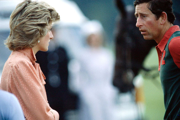prince charles and princess diana wedding photos. June 1985: Princess Diana and