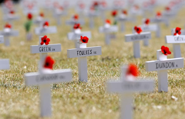Gallery November 11 2008: an Armistice Day ceremony at the Shrine of Remembrance in Australia