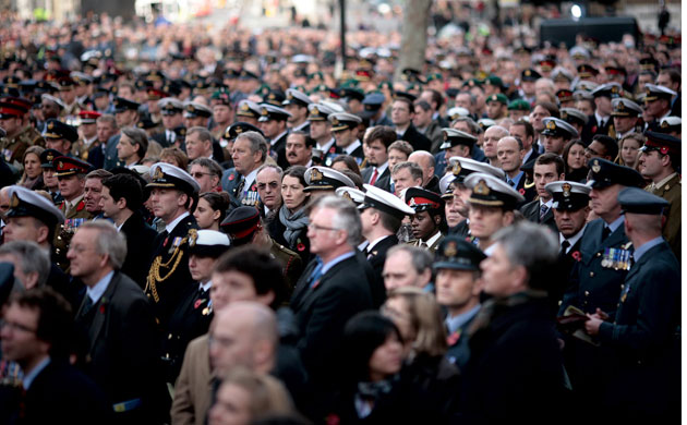 Armistice Day commemoration ceremony at the Cenotaph in London, UK