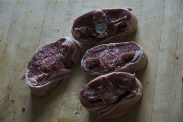 Gallery Butchering a lamb carcass: Lamb. Barnsley chops