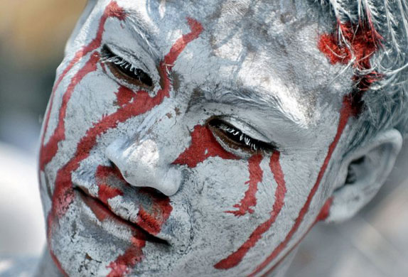 Gallery November 12 2008: Jakarta, Indonesia: One of the people affected by a mud volcano in May 2006