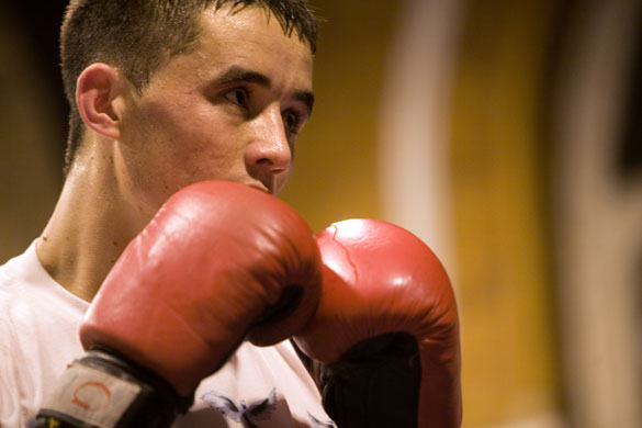 Gallery All Stars Boxing Gym: A young boxer trains