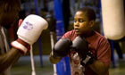 A young boxer trains at the All Stars gym