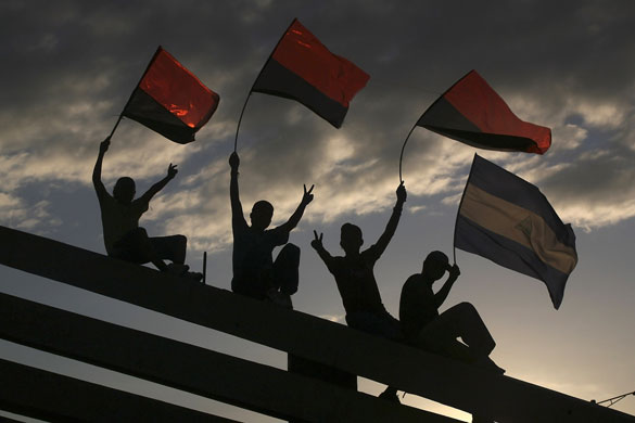 Gallery November 13 2008: Sandanista supporters celebrate winning Managua's mayoral elections