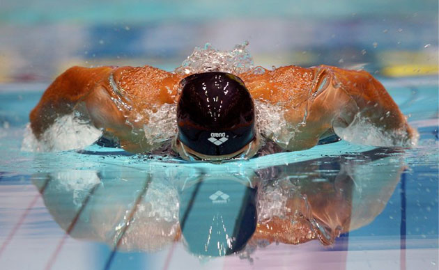 Gallery Week in sport: Moscow, Russia: Oussama Mellouli of Tunisia