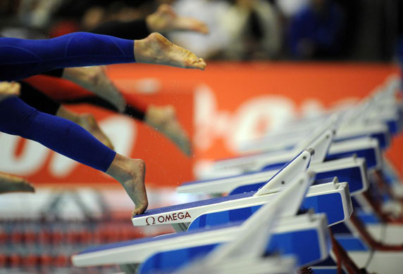 Gallery Week in sport: Stockholm, Sweden: Swimmers take the start