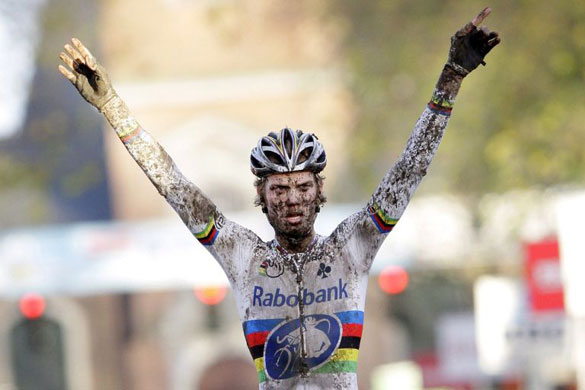 Gallery Week in sport: Niel, Belgium: Dutch cyclist Lars Boom celebrates on the finish line