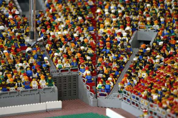 Gallery Lego: A lego model of the Fritz Walter stadium