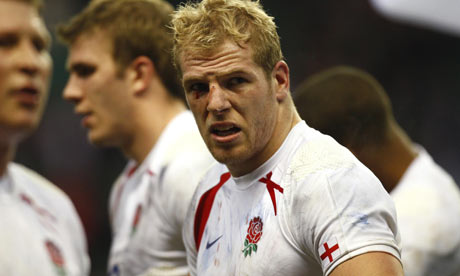 rugby union: England's James Haskell after the match against Australia