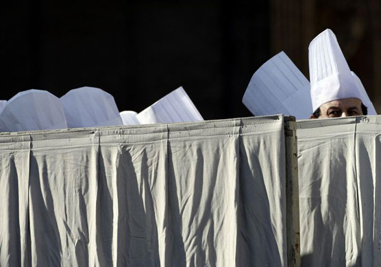 Gallery November 20 2008: Vatican City: Chefs attend the weekly general audience by Pope Benedict XVI