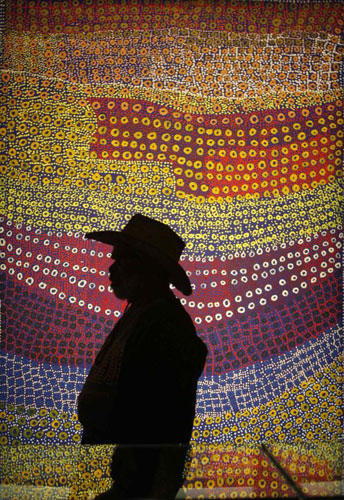 Gallery November 20 2008: Melbourne, Australia: Aboriginal artist Ken Shepherd