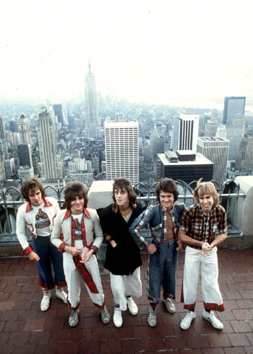 Gallery Great Scots: The bay city rollers on top of the empire state building